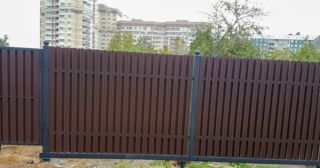 Купить распашные ворота из штакетника Тюмень, цена от 2766 руб.